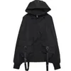 Men's Jackets Autumn Loose Cargo Windbreaker Streetwear Functional Hooded Coats Techwear Clothing Harajuku High Street Unisex