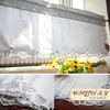 Curtain Pastoral Lace Rustic Embroidery Coffee Kitchen Curtains Semi-shade Translucidus Head W 180cm H 40cm