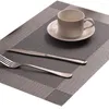 Chemin de table PVC napperon tampons antidérapants tapis de dîner tasse assiette à café tasse accessoires de décoration de cuisine