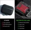 För AirPods Pro2 -fodral med låsslocksskyddsskydd som är kompatibelt med för AirPod Pro -fall för män kvinnor, stötsäker robust