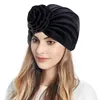 Ethnic Clothing Women Muslim Turban Flowers Hair Bonnet Head Scarf Wrap Cover Witty Hats Bra Hat