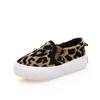 Sneakers Spring Kids Shoes Boys Girls Casual Shoes Fashion Leopard Print Comfortable Canvas Shoes Children Sneakers Slip On Loafers J230818