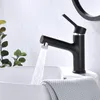 Banyo Lavabo muslukları Siyah Havza soğuk ve musluk mikser su musluk ile püskürtücü ikili musluk renk