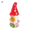 Dekorativa föremål Figurer Small Solid Cake Topper Fairy Garden Mushroom Cottage Desktop Decor Mini House Ornament Miniature Accessories 230818