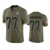 Jerseys Los Angeles''Rams''men 10 Cooper Kupp 99 Aaron Donald 89 Tyler Higbee 5 Alen Ramsey Women Youth Olive Custom Salute to Service Limited Jersey