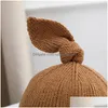Feanie/crânio Caps Coreia urso chapéu de bebê inverno garotas quentes malha