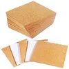 Table Mats Practical Backing Coasters Heat Insulation Self-adhesive Great Adhesion Furniture Cork Household Supplies