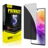 Privacy 2.5D Protettore a schermo di vetro temperato anti-spy per Samsung S21 Plus S23 Fe A25 A04 A04E A14 A24 A34 A54 A13 A23 A33 A53 A73 A12 A22 A32 A32 A42 A52 A72 PACCHE PACCHE