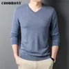 Men's Tracksuits COODRONY Brand 100 Merino Wool Sweater Men Clothing Autumn Winter VNeck Pullovers Thick Warm Knitwear Cashmere Sweaters Z3014 230818