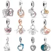 S925 Gioielli in argento sterling che producono braccialetti fatti da donna fatti da donna Accessori per gioielli fai -da -te regalo per le perle del cuore della mamma