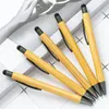 Druk op de Bamboo Ballpoint Pen Bamboo/Wood Advertising Ballpoints Pennen kan laserlogo's afdrukken Touchscreen Pen LT501