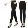 Pantaloni da donna 2023 retrò inverno inverno matita calda donna elastica in vita alta con pantaloni anticonferiti slim pantaloni chic t231