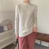 Swetery kobiet Alien Kitty Office Lady Woman Kobiet Kolejna szyja Solidne 2023 Chic pullovers Modna moda Slim-Fit All Match