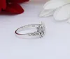 Bröllopsringar minimalistisk kvinnlig metallfjäril tunna ring Dainty Silver Color Engagement Charm Bride Small For Women