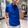 Men's T Shirts 2023 Fashion Rhinestones Polo Men Camisa Shirt Slim Fit Club Party Mens Homme004