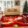 Tapijten Merry Christmas Rug Soft Flanel 3D Gedrukte Tapijten Parlormat Area Anti-slip Grote tapijt Woonkamer Decor D-006