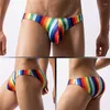 Underpants Brief Sexy Low Waist Men's Underwear Pants Cartoon Print U Convex Moisture Wicking Fashion Youth Panties Male Gay Bikini