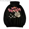 Men's Hoodies Sweatshirts American Skull Print Design Fashion Hoodie Gothic Sweater Loose Winter Ruffled Coat Extra Large Gothic Hoodie Women's Sweater Z230819