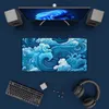 Tapis de souris poignet Art tapis de souris bleu la grande vague grand tapis de souris de jeu clavier tapis de souris bureau ordinateur portable tapis de bureau R230819