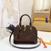 Schoudertas alma bb pm maat crossbody tas handtas designer tas in reliëf damier dames stijlvolle mode stijl shell alma tas