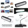 Andra bilbelysningar 18W 6 LED -arbetsljus Högt ljus Spotlight Offroad mobil lastbil Kör dimma strålkastare DRL -lampa 12V Drop Leverans M DHRRD