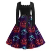 Casual Dresses Halloween Cosplay Costume Props Fancy Fashion Womens Dress Long Sleeve Princess Festival Up Party Vintage Vestidos