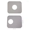 Bath Accessory Set Silicone Sink Protector Mat Folding Heat Resistant Drain Pad Divider