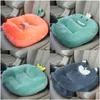 Poduszki siedzeń Śliczne kreskówkowe CAR Zwiększanie poduszki poduszki mtifunkcyjnej na jesień i zimowe ciepło dostawa dostarczka Dhmad