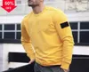 Bluzy bluzy wiosenne i jesienne czterokolorowe czterokolorowe męskie i żeńskie styl streetwear haft haftowa męska moda jest lądowa bawełniana swobodna pullover 811 s-2xlws