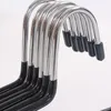 Kleiderbügel Non-Slip 10/20pcs Kleiderbügel beendet Slide Rack Easy Hosen Open Organzier Kleidung Hemd Hose Kleiderschrank Kleiderlader Haken Metall