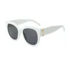 Designer óculos de sol óculos de luxo óculos de proteção pureza oversize alfabeto design condução viagem praia wear sun box wqo8