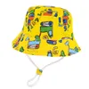 Caps Hats Summer Panama Baby Girls Cartoon Boys Fisherman Hat Sun Outdoor UV Bucket Toddler Kids Cap 230818