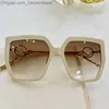 Gafas de sol 0410S gafas de sol mujer moda clásica compras gafas de caja grande con cadena de metal antiultravioleta UV 400 tamaño de lente 5620145 diseñador de calidad superior Z230819