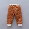 Clothing Sets Boys Girls Baby Casual Clothes Kids Autumn Winter Coat Pants Children Fashion Clothing Infants Solid Geometric Thicken Suits Set 230818