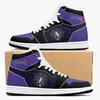 DIY Classic Purple Men и Women's Basketball Shoe Casual Trend Trend Fashion Wersatile 00025btz