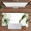 Mouse Pads Wrist Green Plant Leaves Mouse Pad XL Custom Home Large Mousepad XXL Desk Mats Soft Natural Rubber Carpet Office Mouse Mat R230819