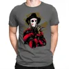 Heren t shirts t-shirt oversized zomer korte mouw crew nek top masker man geprinte trendy streetwear ademende T-stukken