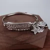 Designer Luxury Armband för kvinnor Y2K Tillbehör Silver Bangle Saturn Pendant Smycken Manschett Silver Pläterad för flickor födelsedagspresenter