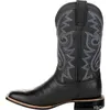 Stiefel Männer mittlerer Kalb Western Cowboy Motorrad männlicher Herbst Outdoor PU Leder Totem Medcalf Retro gestaltete Schuhe 230818