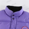 Coletes para baixo jaqueta mulheres designer inverno colete jaquetas parkas clássico canadense gansos moda tendência casal casacos cinza homens outwear