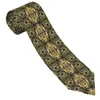 BOWIS Casual Agradhead chuda barokowa królewska vintage krawat szczupły krawat dla mężczyzn akcesoria
