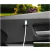 Interior Decorations Car Accessories Mini Adhesive Products Charger Line Clasp Clamp Headphone/Usb Clip Mobile Drop Delivery Mobiles Dhxiu