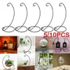 Novelty Items 5/10pcs Iron Stand Christmas Bauble Holder Ornaments Hanging Display Stand Metal Shape Hanger Plant Stand Wrought Flower Basket 230818