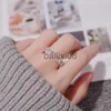 Band Rings Fashionable Mobile Ring Популярно в Интернете S925 стерлингового серебряного серебряного микроат -гибкого кольца для женщин J230819