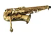 Tyskland JK Keilwerth St118 Mässing Tube Gold Lacquer Alto Eb Saxophone Pearl Decorative Button Professional Instruments Saxofone