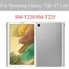 Samsung Galaxy Tab A7 Lite 2021 8.7Inch T220 T225 Анти-крик TPU TPU Прозрачный корпус Прозрачный удар с амортизацией силиконовой защитной крышки