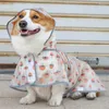 Vestuário para cães roupas de estimação PET PU Capuz de capa de chuva Puppy Cat Capa Casaco de chuva impermeabilizada roupas pequenas cães grandes cães de chuva Poncho xxl