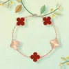 Clover Vrouwen Designer Armband Vijf Bloemen voor Vrouw Gratis Schip Vier Blad Sieraden Armbanden