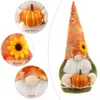 Andere evenementenfeestjes Autumn -decoraties Plush elf Dwarfs Dolls Halloween Gnome Pumpkin Sunflower Xmas Gifts Thanksgiving Kids Toys 230818