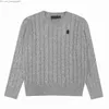 Women's Sweaters Luxury Autumn and winter Womens sweaters designer ralph round neck sweater twist pullover pony embroidery Top laurens Z230819